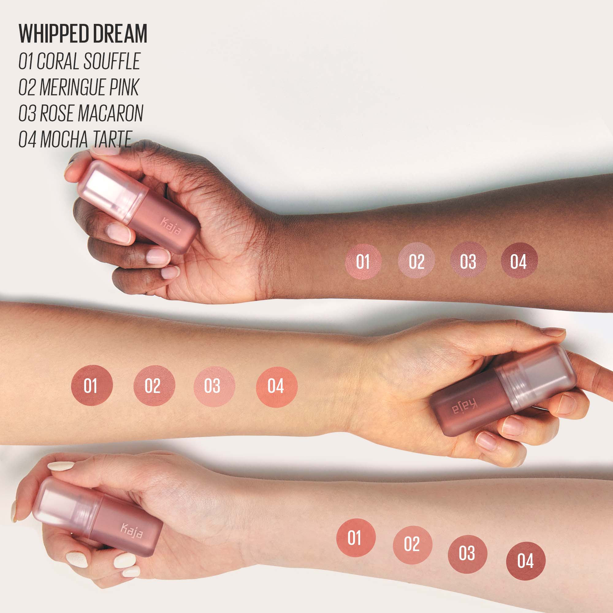 Kaja - Whipped Dream Multi-Eye & Cheek Color 03 Rose Macaron